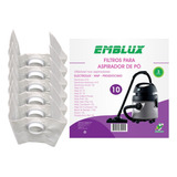 Saco Aspirador Pó Smart A10 Modelo Antigo Boca 6,5cm Kit 06 