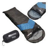 Saco De Dormir Acampamento Camping Nautika Viper Preto/azul