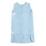 Saco De Dormir Swaddle Em Suedine Azul