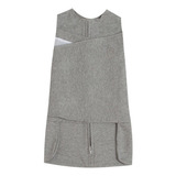 Saco De Dormir Swaddle Em Suedine Mescla