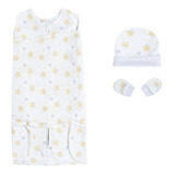 Saco De Dormir Swaddle Infantil Estampado Com Brinde