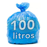 Saco De Lixo 100l Azul Bobina