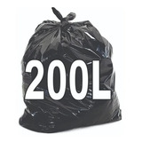 Saco De Lixo 200 Litros Resistente 100 Unidades