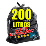 Saco De Lixo 200 Litros Uso Pesado Reforçado Grosso Lona 5kg