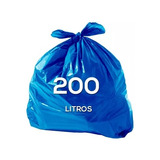 Saco De Lixo Coleta Seletiva 200 Litros Comum - 50 Unidades