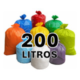 Saco De Lixo Colorido 200 Litros