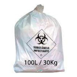 Saco De Lixo Hospitalar Infectante 100 Litros C/ 100 Un