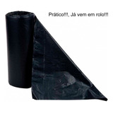 Saco De Lixo Perfumado Cheiroso Azul 15l 30l 50l 100l F Cores 15 Litros 40 Und