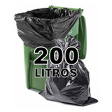 Saco De Lixo Preto 200 Litros