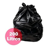 Saco De Lixo Preto 200 Litros