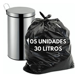 Saco De Lixo Preto Forte Resistente Reforçado
