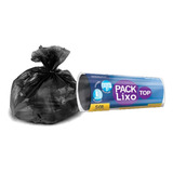 Saco De Lixo Preto Reforçado 30 Litros Pack Lixo