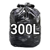 Saco De Lixo Preto Reforçado 300l Reciclagem Coleta - 100un.