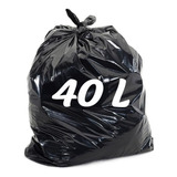 Saco De Lixo Reforçado 40 Litros - 100 Unidades - Premium