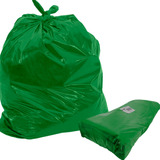 Saco De Lixo Reforçado Verde 200