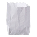 Saco De Papel Branco Hambúrgão Para Lanches-50 Unidades