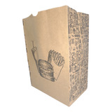 Saco De Papel Kraft De Delivery Sos Lanche Gg C/50