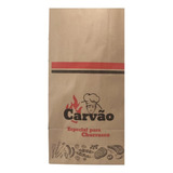 Saco De Papel Para Carvão Vegetal 2 Kg - Novo Tamanho 100 Un