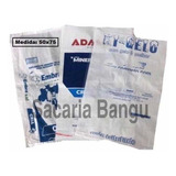 Saco De Ráfia 50x75 Novo Kit 100 Unidades
