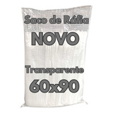 Saco De Ráfia 60x90 Novo Transparente Kit 100 Unidades