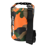 Saco Estanque Albatroz Bolsa Bag Sacola A Prova Dagua - 5l Cor Camuflado Laranja