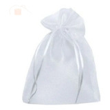 Saco Organza 25x35 Branco 100 Unidades