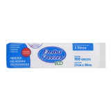 Saco Para Alimentos Freezer Geladeira Microondas 3 L 100 Uni