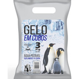 Saco Para Gelo Em Cubo Universal 3kg C/alça 500unid