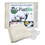 Saco Para Silagem Silo Fardo Com 500 Un + 500 Abraçadeiras 