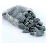 Saco Pedras Ornamentais Seixo Preto /número 40kg N2