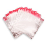 Saco Plástico Adesivado Transparente 6x12 Cm C/ 1.000 Un