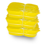 Saco Plastico Amarelo 4x20 - Geladinho,