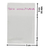Saco Plastico Com Cola 5x5 Com 100un Palha Italiana Bronwnie