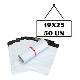 Saco Plastico Correios Sedex 19x25 50 Branco Lacre