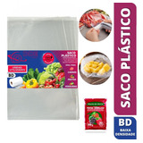 Saco Plástico Cristal Transparente Reforcado Embalagem 1kg