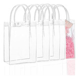 Saco Plástico De Pvc Transparente, 20 Sacos Para Presente