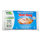 Saco Plástico Hot-dog Cachorro Quente 25x14cm