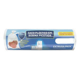 Saco Plástico P/ Alimentos - Bobina Picotada 20x33cm 100unid