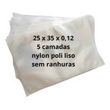Saco Plástico Para Embalar A Vácuo 25x35x0,12 100 Unidades
