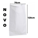 Saco Rafia Grande Limpo 120cmx70cm Até 100kg 20 Unidades