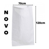Saco Rafia Grande Limpo 120cmx70cm Até 100kg 50 Unidades