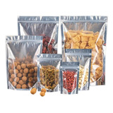 Saco Stand Up Pouch Metalizado Embalagem 15x22+4 Visor