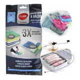 Saco Vácuo 40x60 2pcs Protetor Organizador Roupa Mala Viagem