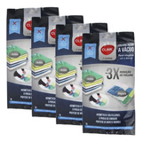 Saco Vácuo 40x60 4pcs Protetor Organizador Roupa Mala Viagem