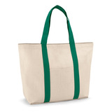 Sacola 100% Algodão Com 2 Bolsos- Linha Ecológica