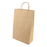 Sacola De Papel Kraft 2x12x30cm - 50 Unidades
