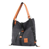Sacola Feminina De Lona Hobo, Bolsa De Ombro, Balde Grande,
