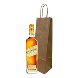 Sacola Papel Kraft Para Whisky -