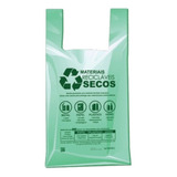 Sacola Plástica 30x40 Verde Impressa Recicláveis