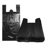 Sacola Plástica Reciclada Reforçada Preta 30x40 5kg Atacado